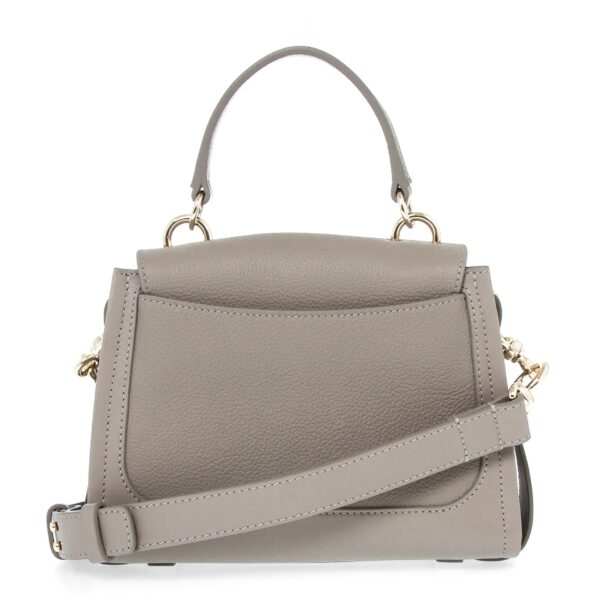 bag0193 06 Chloe Tess Mini Day Bag Leather Greige