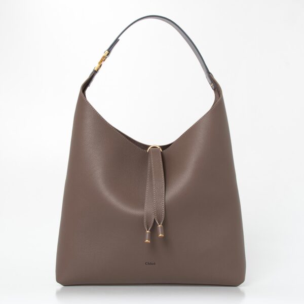 bag0212 01 Chloe Marcie Hobo Bag Leather Black