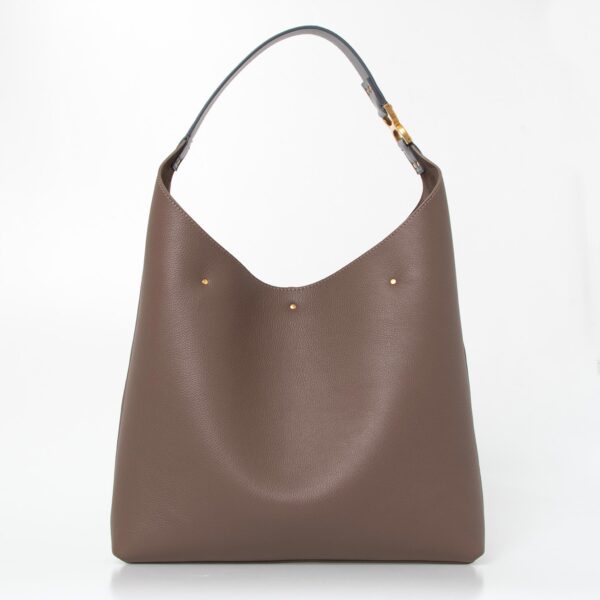 bag0212 03 Chloe Marcie Hobo Bag Leather Black