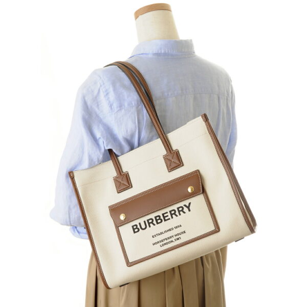 bb8044138 4 Burberry Canvas Tote Bag Natural