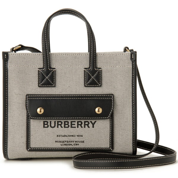 bb8044142 Burberry Mini Two Tone Canvas Tote Bag