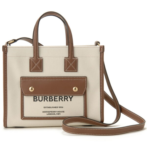 bb8044143 Burberry Canvas Tote Bag Natural