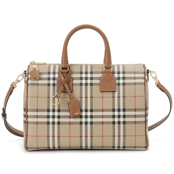 bb8071355 Burberry Check Handbag Biege