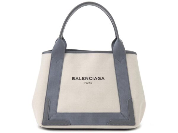 bc339933 aq38n 1381 Balenciaga Blue Cabas S Tote Bag Gray