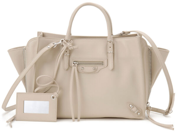 bc370926 dlq0n 2730 Balenciaga Paper AJ Shoulder Bag Beige