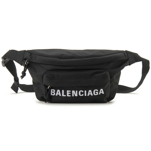 bc533009 h858x 1000 Balenciaga Wheel Nylon Body Bag Black