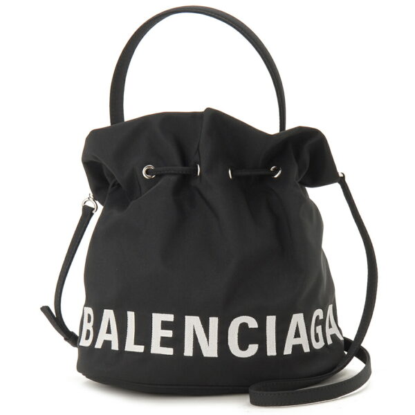 bc619459 h852n 1000 Balenciaga Bucket Leather Shoulder Bag