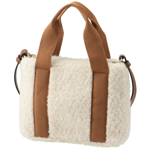 c103230008 2 Chloe Handbag Fur Mini Shoulder White