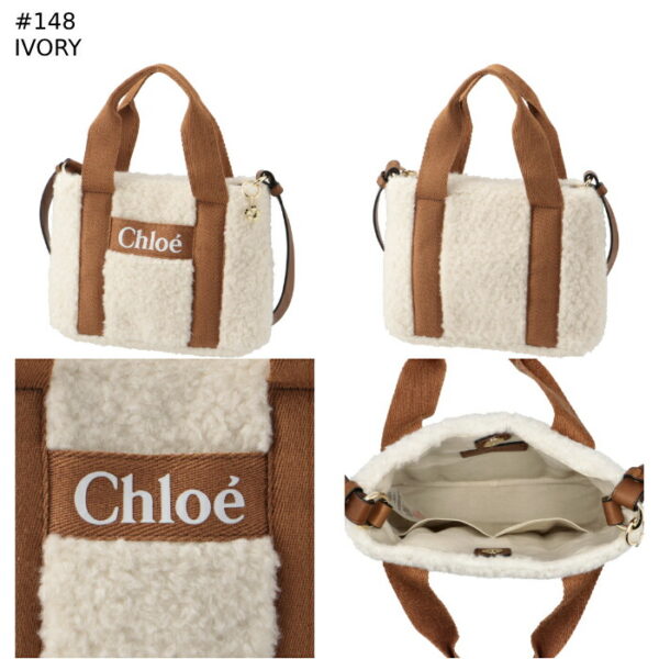 c103230008 9 Chloe Handbag Fur Mini Shoulder White