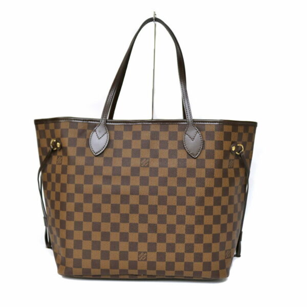 c20 5595 2 Louis Vuitton Neverfull MM Tote Bag Damier Pink Brown