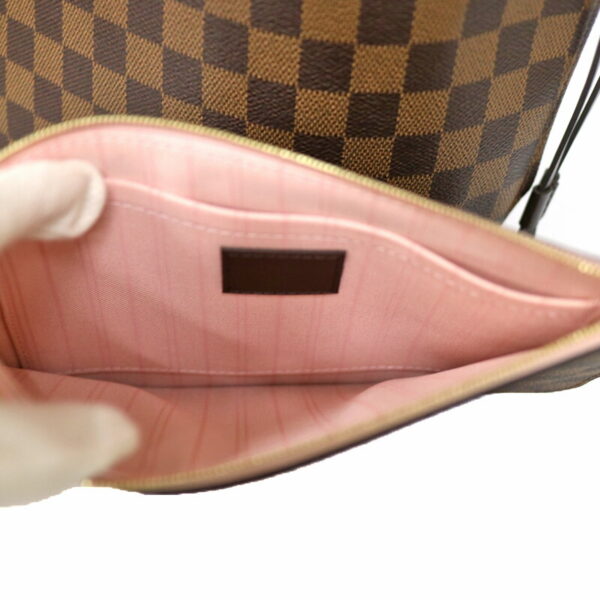 c20 5595 9 Louis Vuitton Neverfull MM Tote Bag Damier Pink Brown