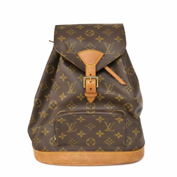 c20 5909 1 Louis Vuitton Monsouris MM Rucksack Monogram Brown