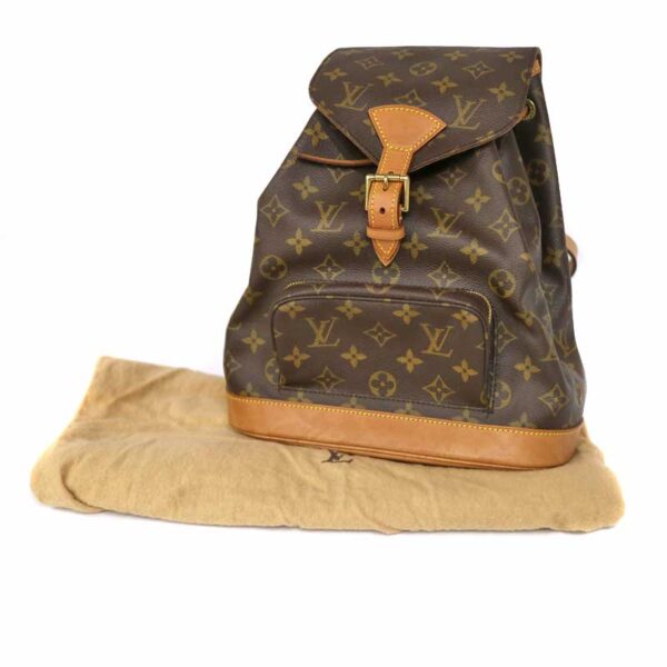 c20 5909 15 Louis Vuitton Monsouris MM Rucksack Monogram Brown