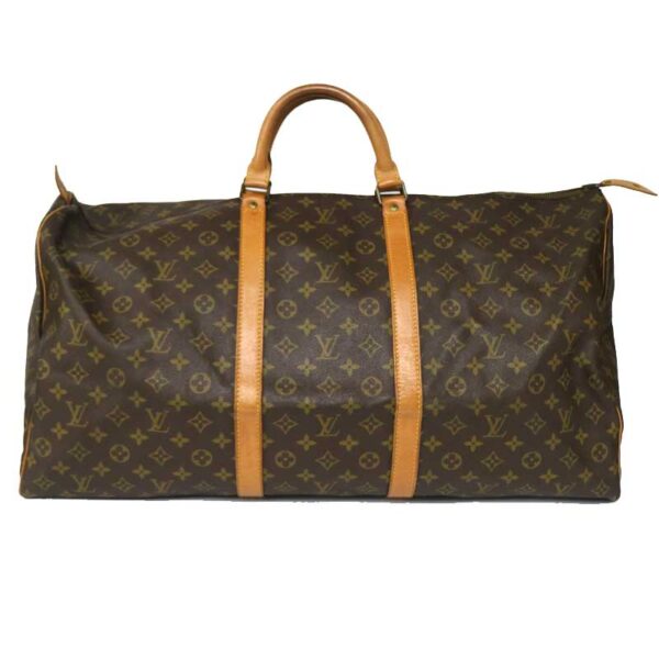 c20 5939 1 Louis Vuitton Keepall 60 Bag Monogram Brown