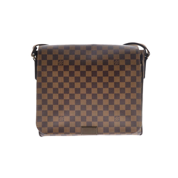 c20 6043 1 Louis Vuitton District MM Crossbody Bag Damier Brown