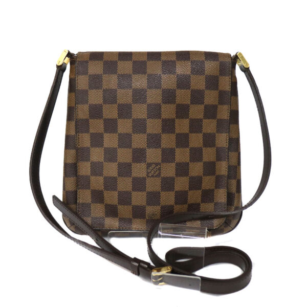 c20 6058 1 Louis Vuitton Musette Salsa Vertical Crossbody Bag Damier Brown