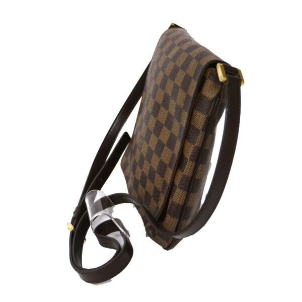 c20 6058 2 Louis Vuitton Musette Salsa Vertical Crossbody Bag Damier Brown