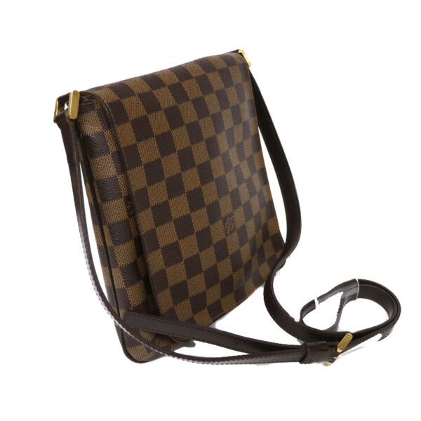 c20 6058 3 Louis Vuitton Musette Salsa Vertical Crossbody Bag Damier Brown