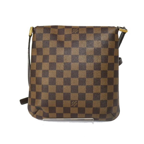 c20 6058 4 Louis Vuitton Musette Salsa Vertical Crossbody Bag Damier Brown