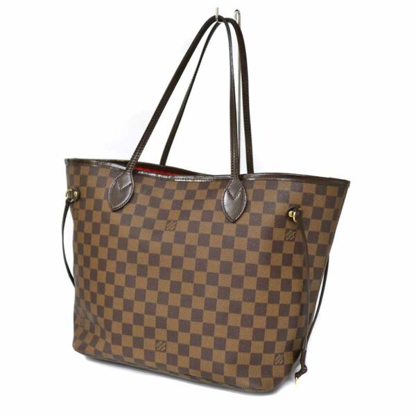 c20 6118 1 Louis Vuitton Neverfull MM Shoulder Bag Damier Brown