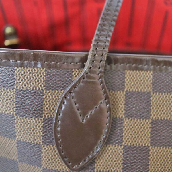 c20 6118 11 Louis Vuitton Neverfull MM Shoulder Bag Damier Brown