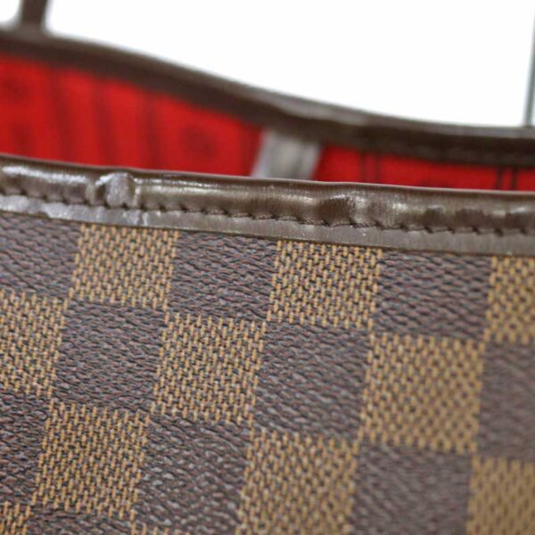 c20 6118 4 Louis Vuitton Neverfull MM Shoulder Bag Damier Brown