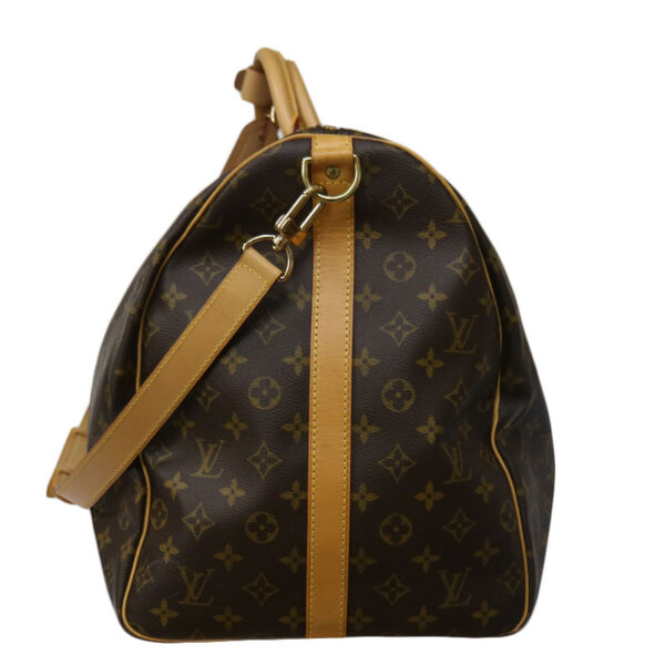 c21 1436 2 Louis Vuitton Keepall Bandouliere 60 Bag Monogram Brown