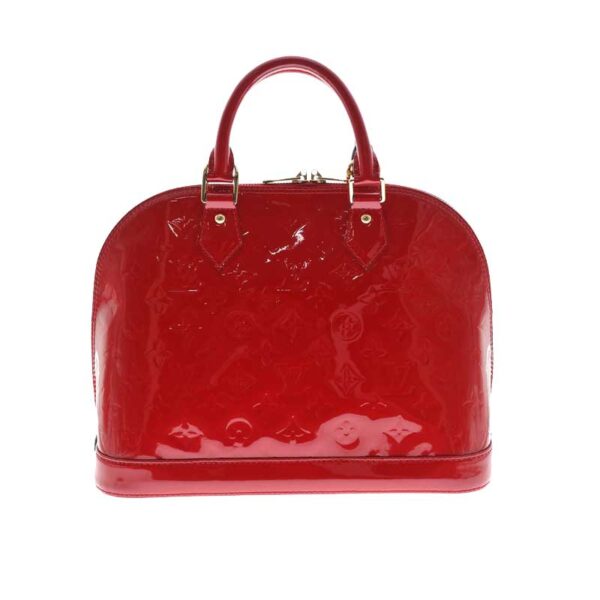 c21 1544 3 Louis Vuitton Alma PM Handbag Monogram Vernis Red