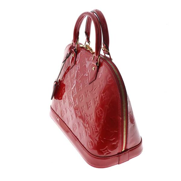 c21 1544 4 Louis Vuitton Alma PM Handbag Monogram Vernis Red