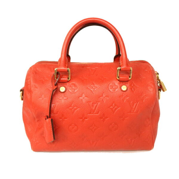 c21 1685 1 Louis Vuitton Speedy Bandouliere 25 Handbag Leather Orange