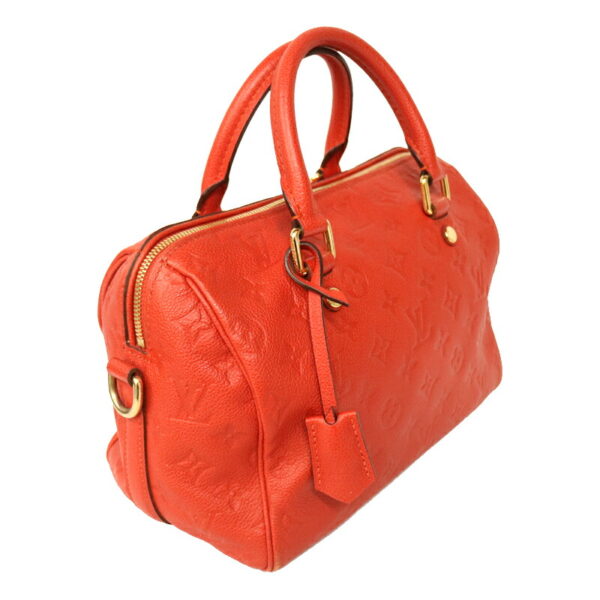 c21 1685 2 Louis Vuitton Speedy Bandouliere 25 Handbag Leather Orange