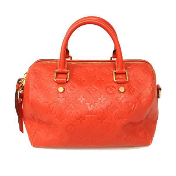 c21 1685 4 Louis Vuitton Speedy Bandouliere 25 Handbag Leather Orange