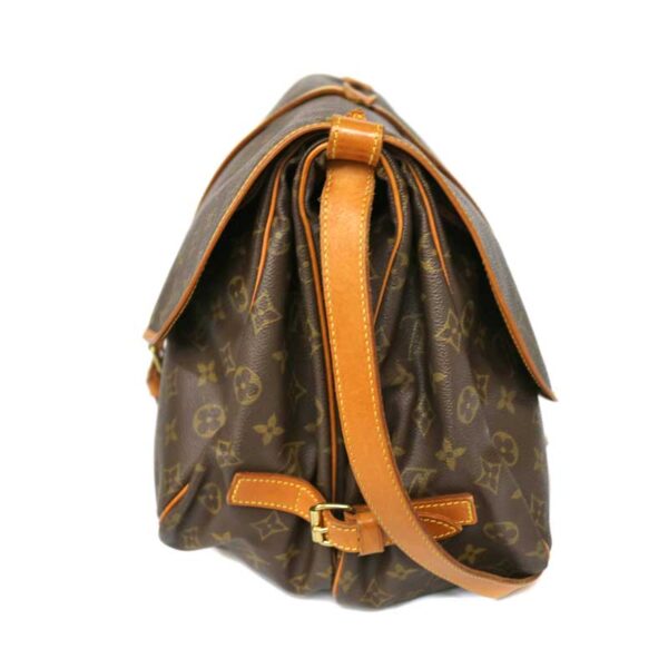 c21 1801 3 Louis Vuitton Saumur 35 Shoulder Bag Monogram Brown