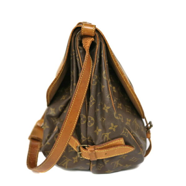 c21 1936 5 Louis Vuitton Saumur 43 Shoulder Bag Monogram Brown