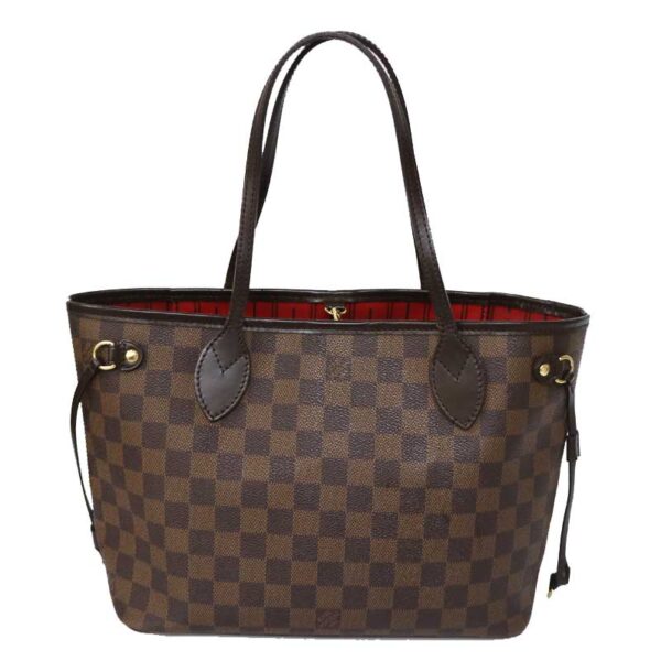 c21 2077 1 Louis Vuitton Neverfull PM Shoulder Bag Damier Brown