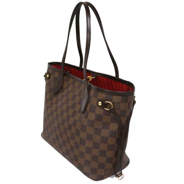 c21 2077 2 Louis Vuitton Neverfull PM Shoulder Bag Damier Brown