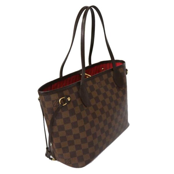 c21 2077 3 Louis Vuitton Neverfull PM Shoulder Bag Damier Brown