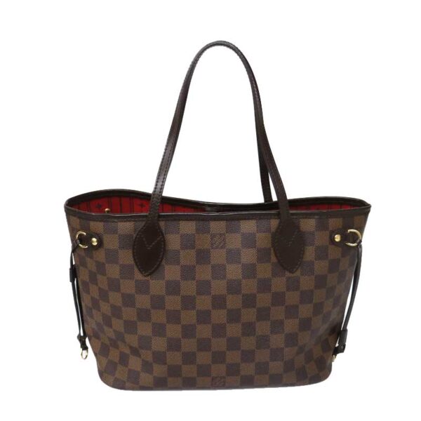 c21 2077 4 Louis Vuitton Neverfull PM Shoulder Bag Damier Brown