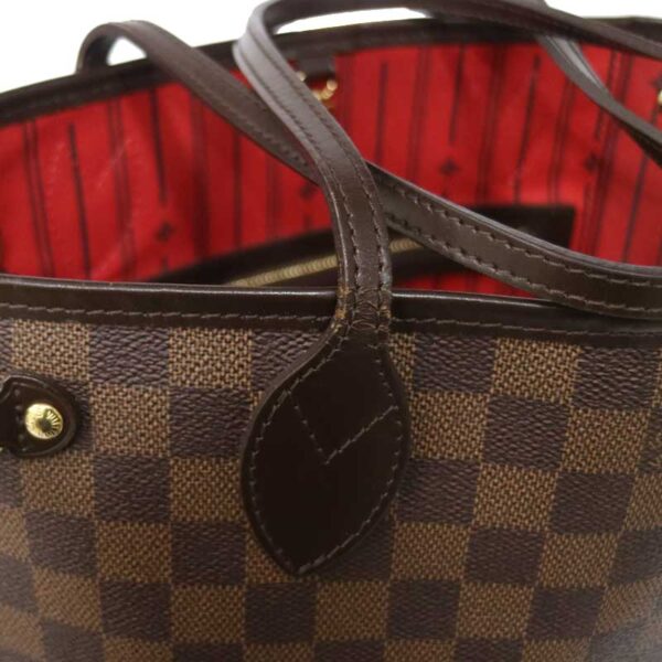 c21 2077 8 Louis Vuitton Neverfull PM Shoulder Bag Damier Brown