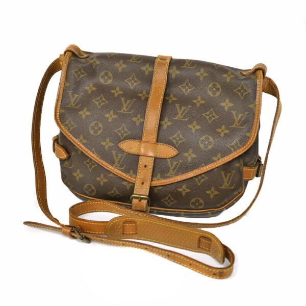 c21 2200 1 Louis Vuitton Saumur 30 Shoulder Bag Monogram Brown