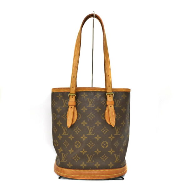 c21 2313 2 Louis Vuitton Petit Bucket Handbag Monogram Brown