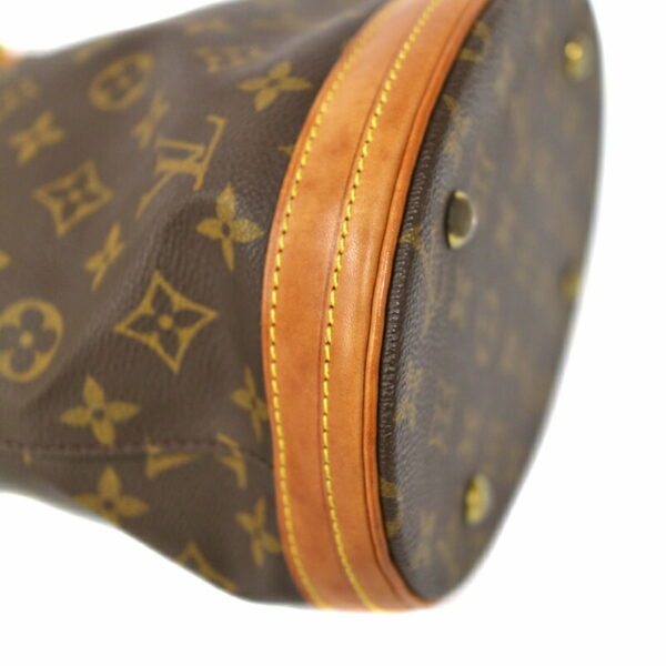 c21 2313 5 Louis Vuitton Petit Bucket Handbag Monogram Brown