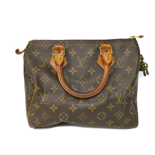 c21 2324 1 Louis Vuitton Speedy 25 Handbag Monogram Brown