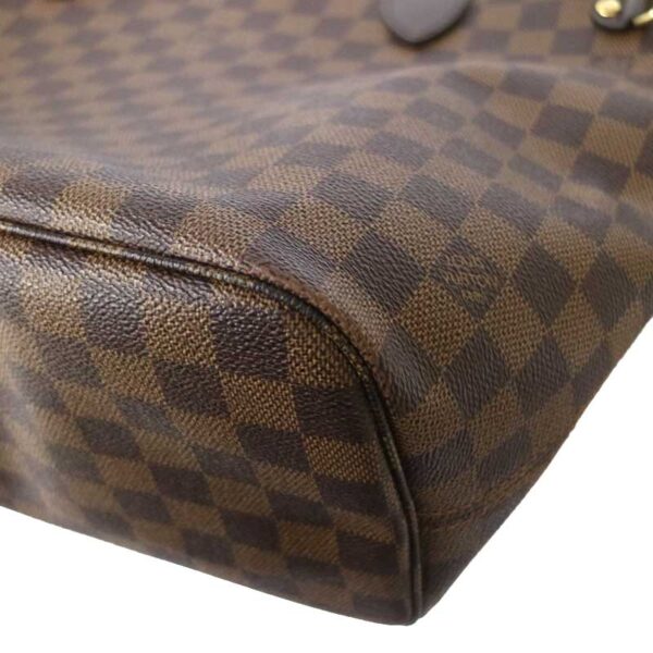 c21 2341 8 Louis Vuitton Neverfull MM Shoulder Bag Damier Brown