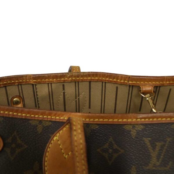 c21 2448 11 Louis Vuitton Neverfull PM Tote Bag Monogram Brown Beige