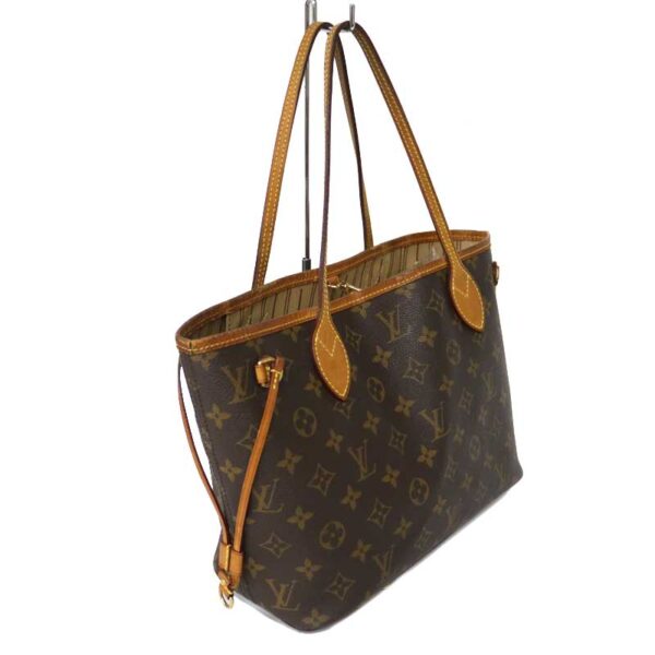 c21 2448 2 Louis Vuitton Neverfull PM Tote Bag Monogram Brown Beige