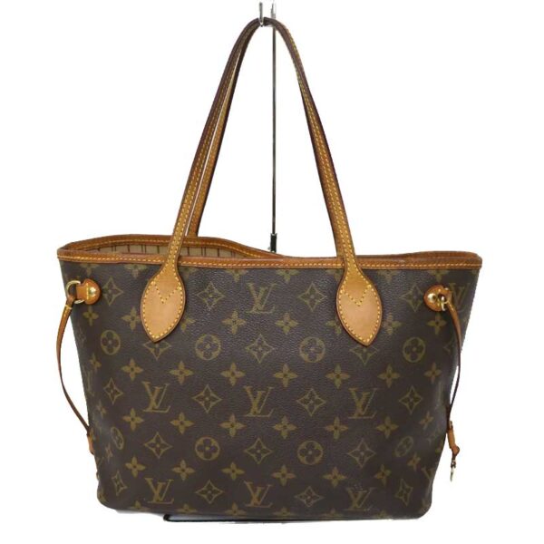 c21 2448 4 Louis Vuitton Neverfull PM Tote Bag Monogram Brown Beige