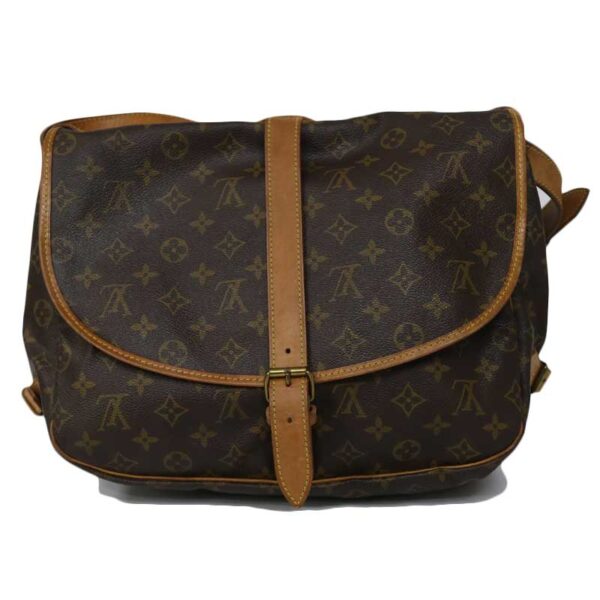 c21 2623 3 Louis Vuitton Saumur 35 Shoulder Bag Monogram Brown