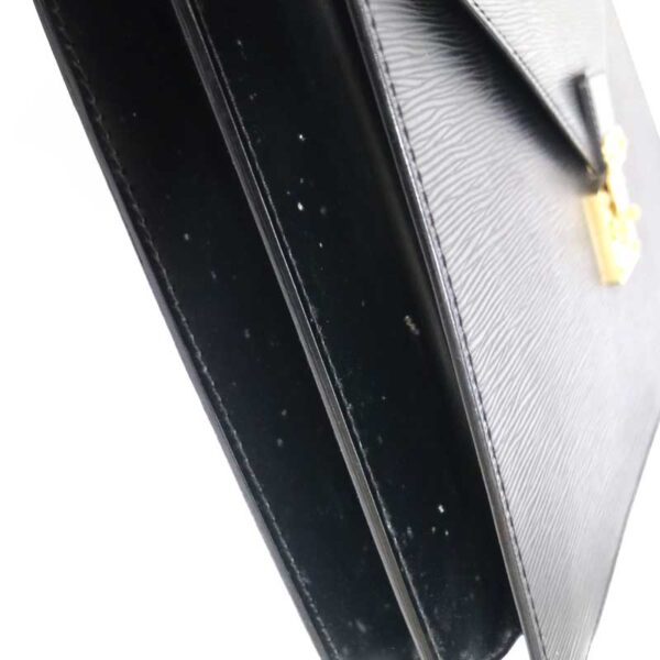 c21 2654 20 Louis Vuitton Serviette Ambassador Briefcase Epi Black