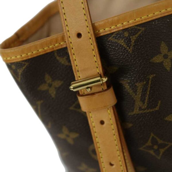 c21 2807 8 Louis Vuitton Bucket GM Shoulder Bag Monogram Brown